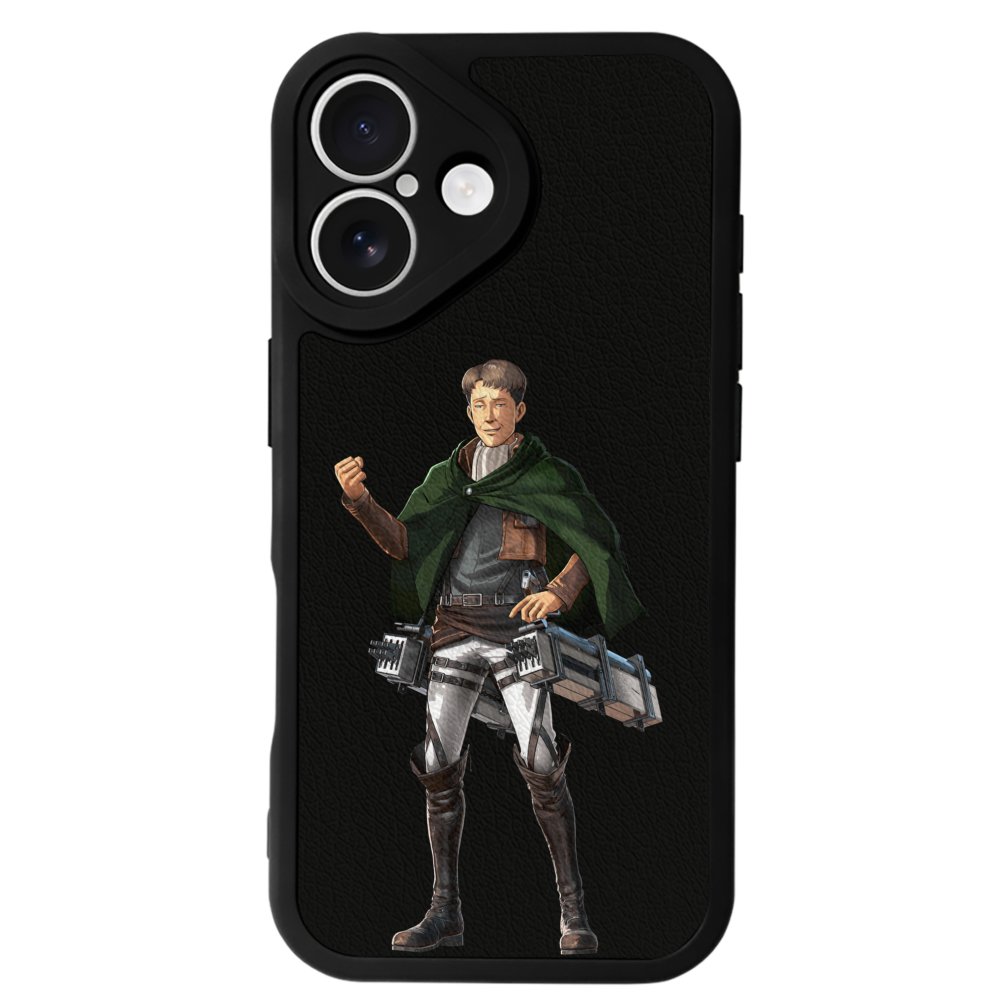 （画像用） 進撃の巨人 Attack on Titan 【iPhone 16シリーズ対応】シリコンスマホケース（レザー調） 材質：シリコン